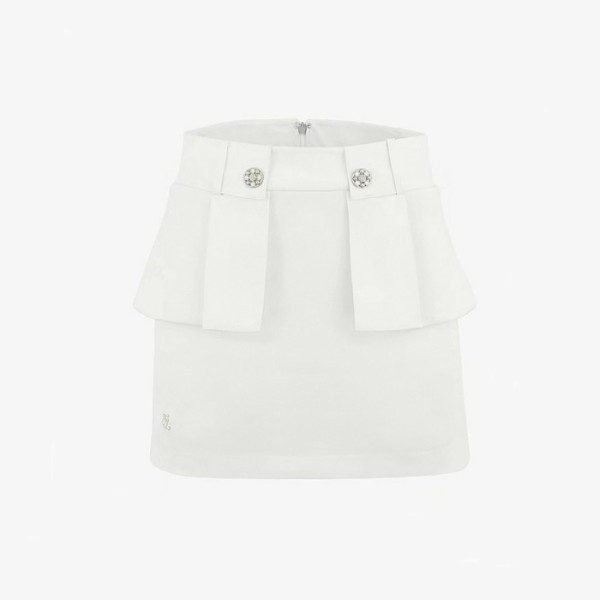 ❤[FairLiar] 페어라이어 여성 플랫 하이웨이스트 스커트 - gol161x