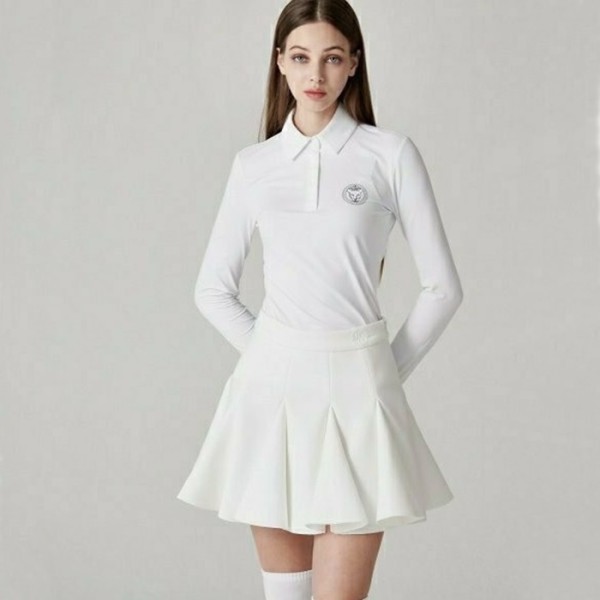 ❤[UTAA] 유타 여성 두카트 앵글 라인 플레어 스커트 - gol181x