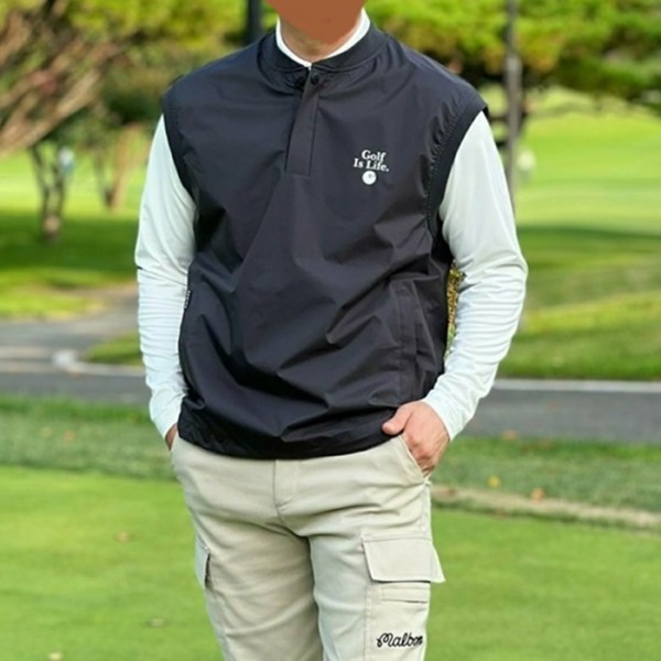 ❤[MALBON] 말본 남성 테크 베스트 - gol209x