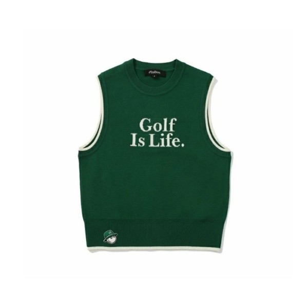 ❤[MALBON] 말본 여성 Bucket 니트 베스트 - gol224x