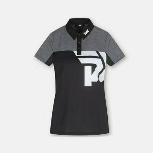 ❤PXG 여성 썸머 빅로고 블록 반팔티 - gol238x