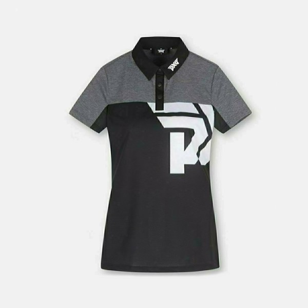 ❤PXG 여성 썸머 빅로고 블록 반팔티 - gol238x