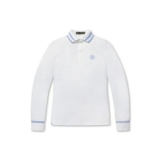 ❤[G/FORE] 지포어 여성 Knitted Collar Pique 폴로 티셔츠 - gol264x