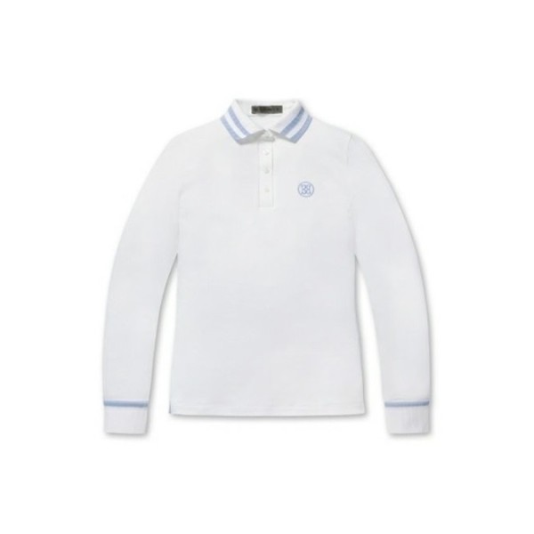 ❤[G/FORE] 지포어 여성 Knitted Collar Pique 폴로 티셔츠 - gol264x