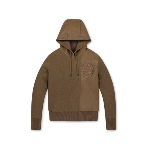 ❤[G/FORE] 지포어 여성 레더 패치 모크넥 스웨트셔츠 - gol272x