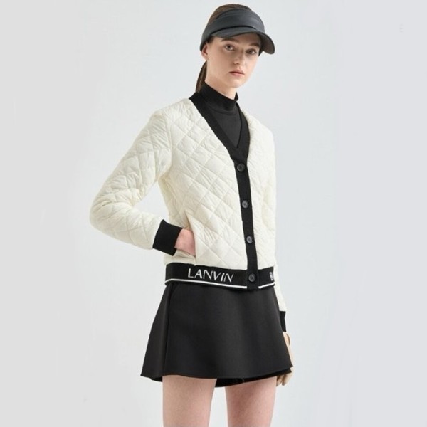 ❤[LANVIN BLANC] 랑방블랑 여성 스트레칭 퀄티드 패딩 점퍼 - gol314x