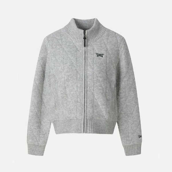 ❤PXG 여성 윈터 풀 집업 니트 가디건 - gol324x