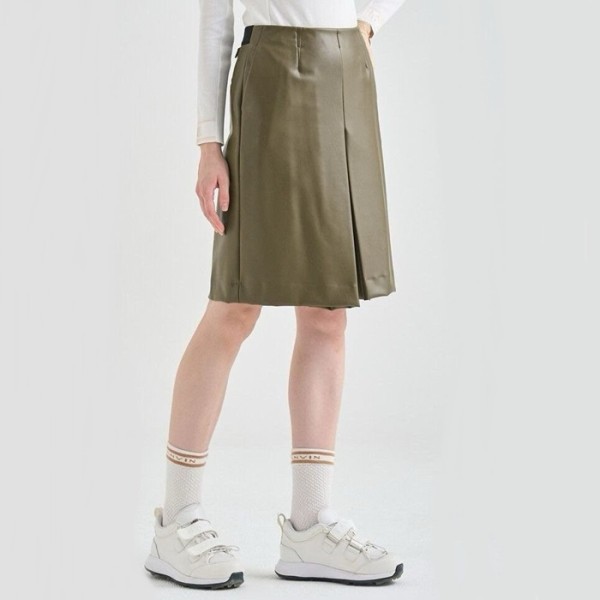 ❤[LANVIN BLANC] 랑방블랑 여성 페이크 레더 발수 쇼츠 - gol325x