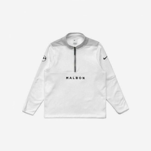 ❤[MALBON x NIKE] 말본 x 나이키 남성 써마핏 빅토리 하프 집 탑 - gol365x