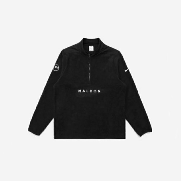 ❤[MALBON x NIKE] 말본 x 나이키 남성 써마핏 빅토리 하프 집 탑 - gol366x