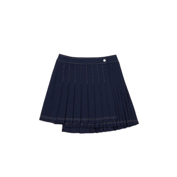 ❤[MALBON] 말본 여성 랩 플리츠 스커트 - gol371x