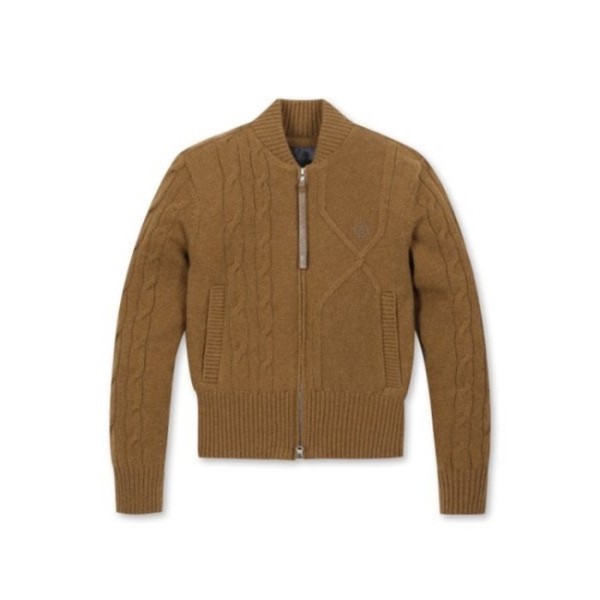 ❤[G/FORE] 지포어 여성 언발란스 케이블 스웨터 풀집 - gol373x