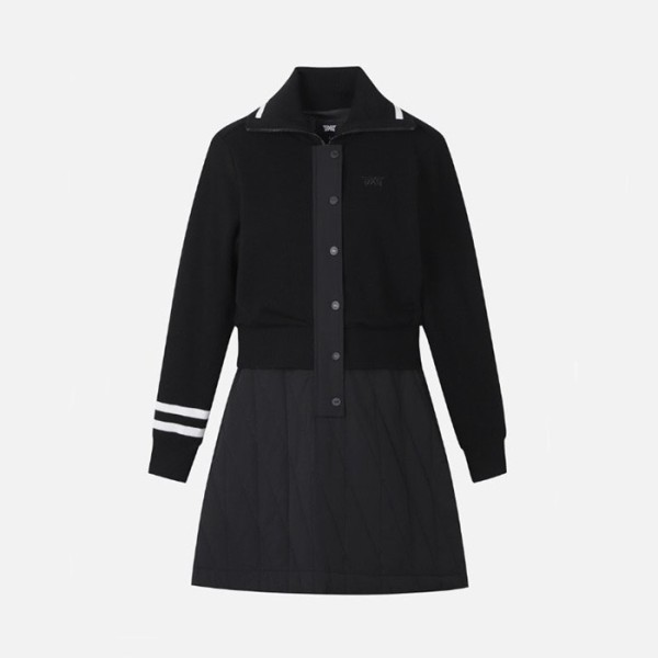 ❤PXG 여성 하이브리드 니트 원피스 - gol374x