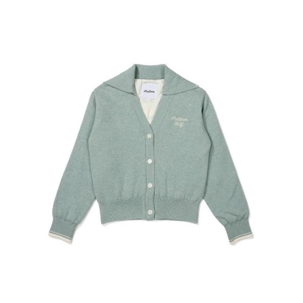 ❤[MALBON] 말본 여성 버킷 포인트 세일러 가디건 - gol379x