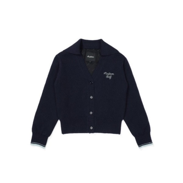 ❤[MALBON] 말본 여성 버킷 포인트 세일러 가디건 - gol380x