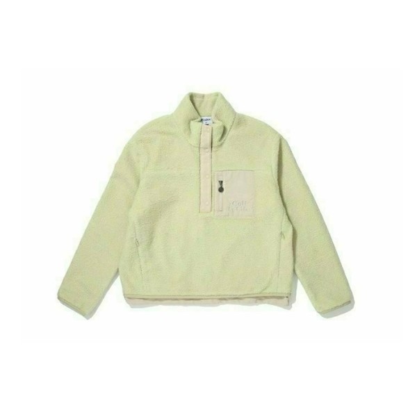 ❤[MALBON] 말본 여성 플리스 하프집업 티셔츠 - gol383x