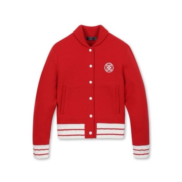 ❤[G/FORE] 지포어 여성 펠트 울 칼럼 버튼-업 자켓 - gol405x