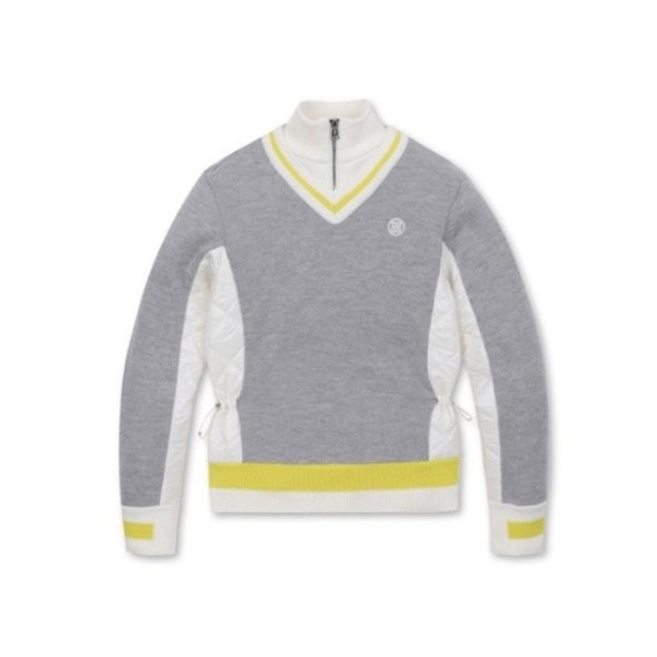 ❤[G/FORE] 지포어 여성 우븐 하이브리드 스웨터 - gol406x