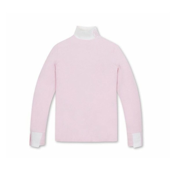 ❤[G/FORE] 지포어 여성 니트 하이브리드 이너 로우넥 티셔츠 - gol445x