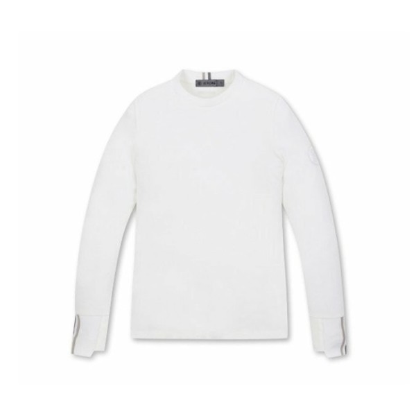 ❤[G/FORE] 지포어 여성 니트 하이브리드 이너 라운드넥 티셔츠 - gol448x