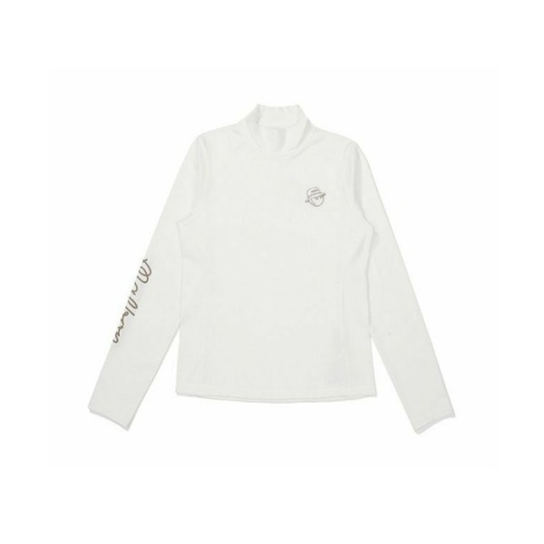 ❤[MALBON] 말본 여성 모크넥 베이스 레이어 기모이너 - gol463x