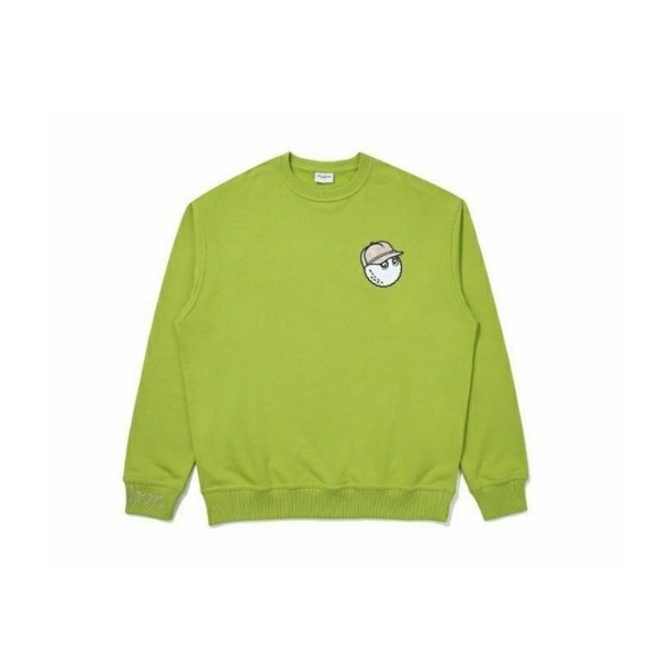 ❤[MALBON] 말본 여성 Buckets 크루넥 플리스 티셔츠 - gol469x