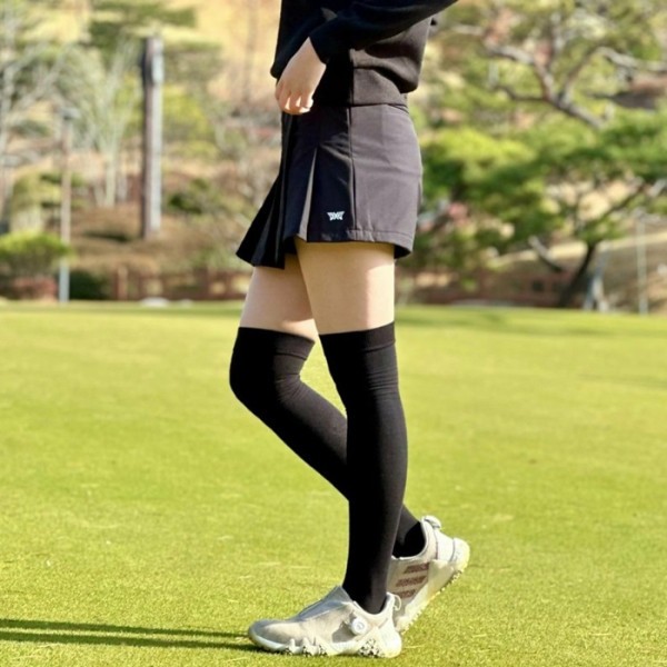 ❤PXG 여성 윈터 플리츠 쇼트 기모팬츠 - gol486x