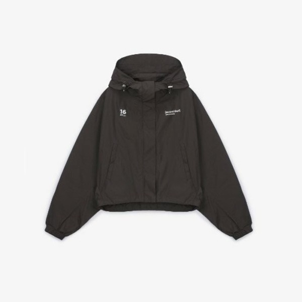 ❤[SOUTHCAPE] 사우스케이프 여성 오버핏 크롭 바람막이 점퍼 - gol511x