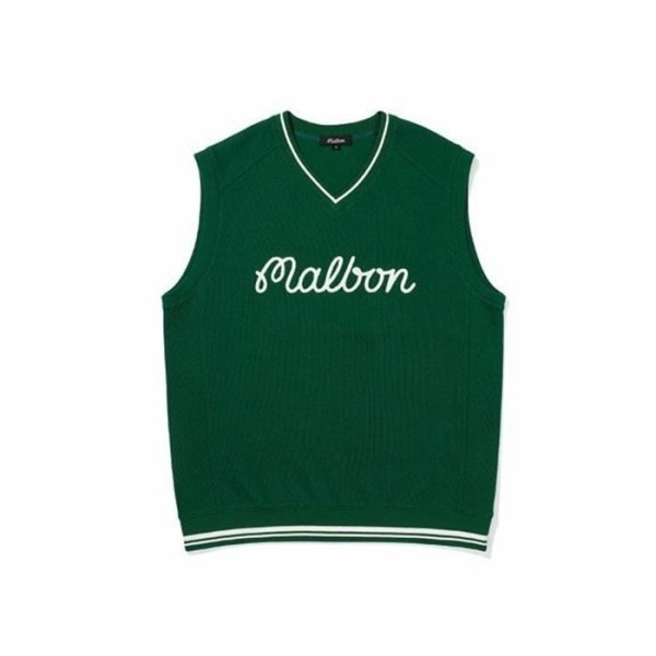 ❤[MALBON] 말본 남성 버킷 포인트 베스트 - gol522x