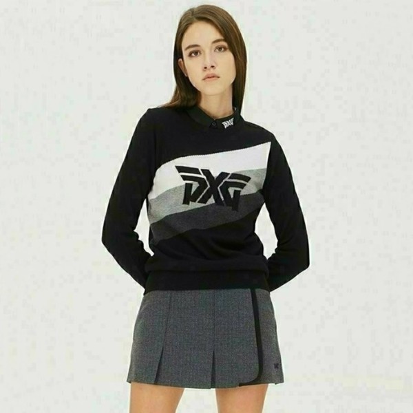 ❤PXG 여성 빅로고 라운드넥 스웨터 - gol538x
