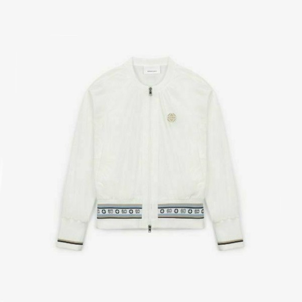 ❤[SOUTHCAPE] 사우스케이프 여성 모노그램 스트라이프 우븐 점퍼 - gol568x