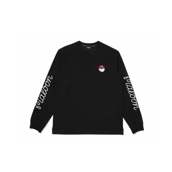 ❤[MALBON] 말본 남성 버킷 미들레이어 라운드 티셔츠 - gol582x