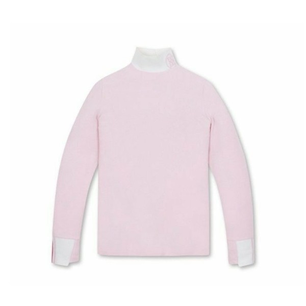 ❤[G/FORE] 지포어 여성 니트 하이브리드 이너 로우넥 티셔츠 - gol606x