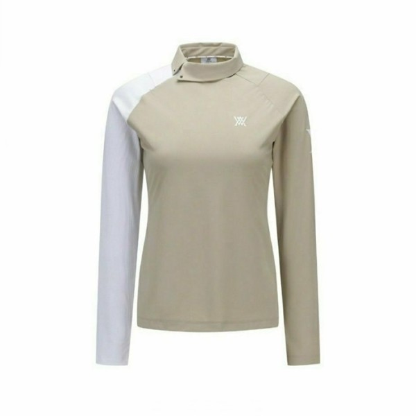 ❤[ANEWGOLF] 어뉴골프 여성 W 사선카라 라글란 - gol646x