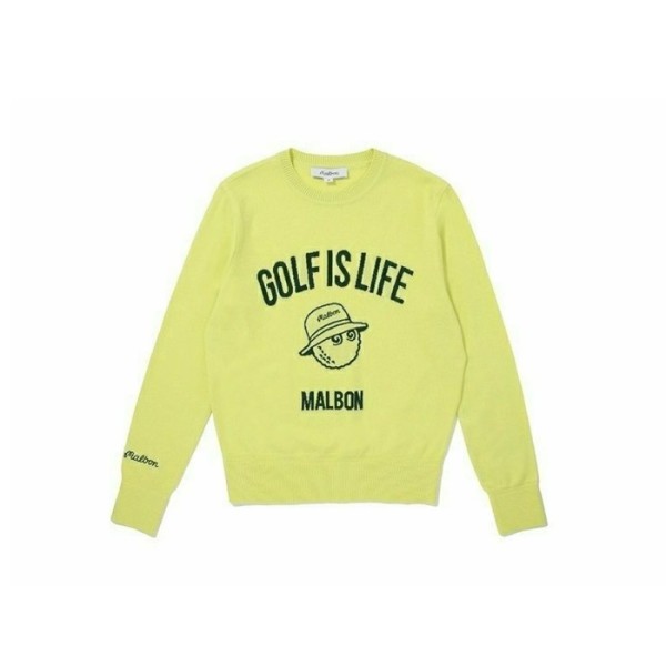 ❤[MALBON] 말본 여성 Golf is Life 스웨터 - gol653x