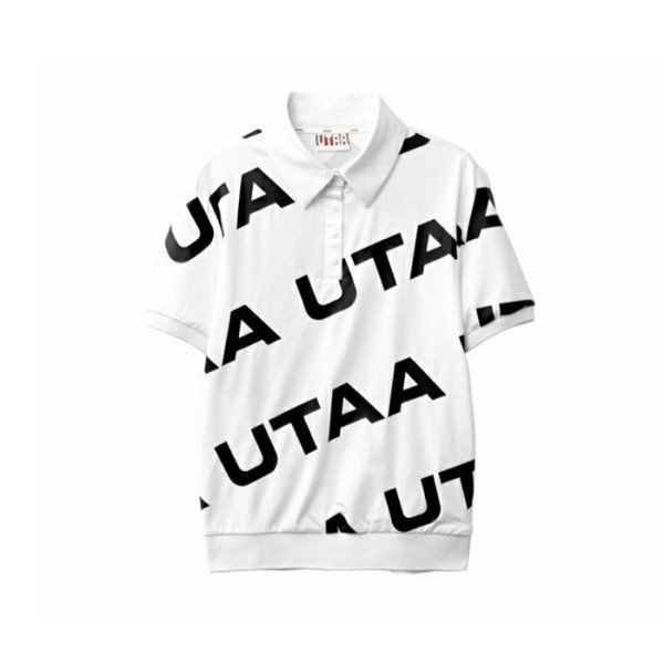 ❤[UTAA] 유타 여성 로고 웨이브 폴로 셔츠 - gol676x