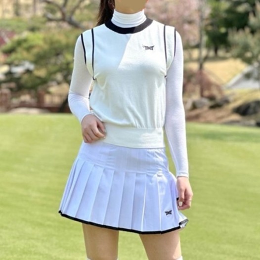 ❤PXG 여성 라운드넥 니트 베스트 - gol690x