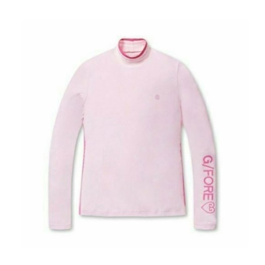 ❤[G/FORE] 지포어 여성 모크 넥 Tshirt 롱슬리브 - gol704x