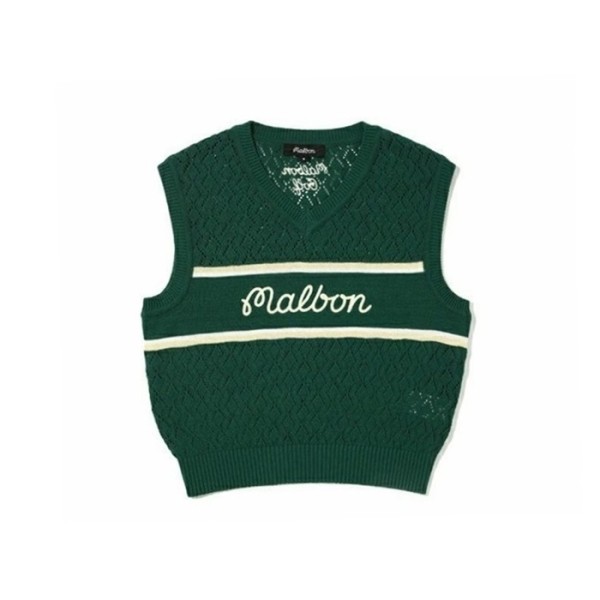 ❤[MALBON] 말본 여성 스크립트 크로셰 베스트 - gol757x