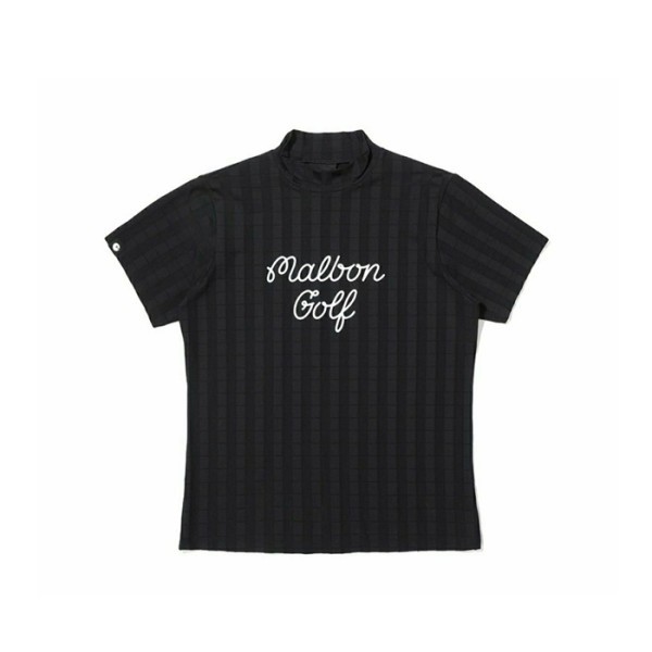 ❤[MALBON] 말본 여성 스크립트 모크넥 티셔츠 - gol771x