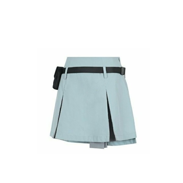 ❤[AMAZINGCRE] 어메이징크리 여성 에어서킷 벨티드 플리츠 스커트 - gol790x