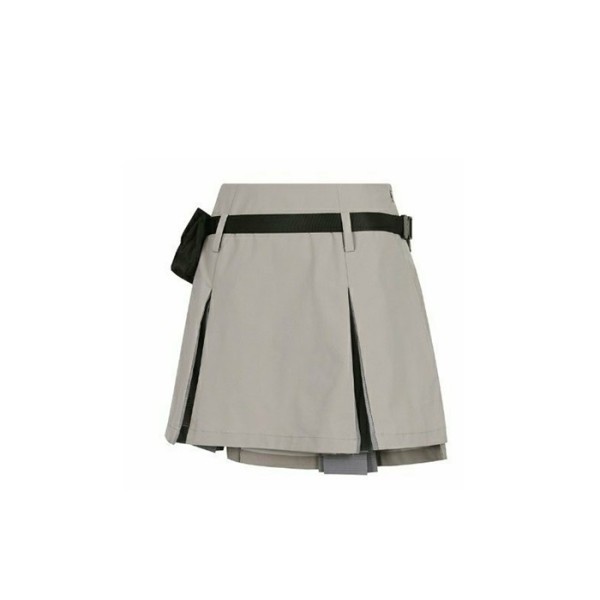 ❤[AMAZINGCRE] 어메이징크리 여성 에어서킷 벨티드 플리츠 스커트 - gol791x