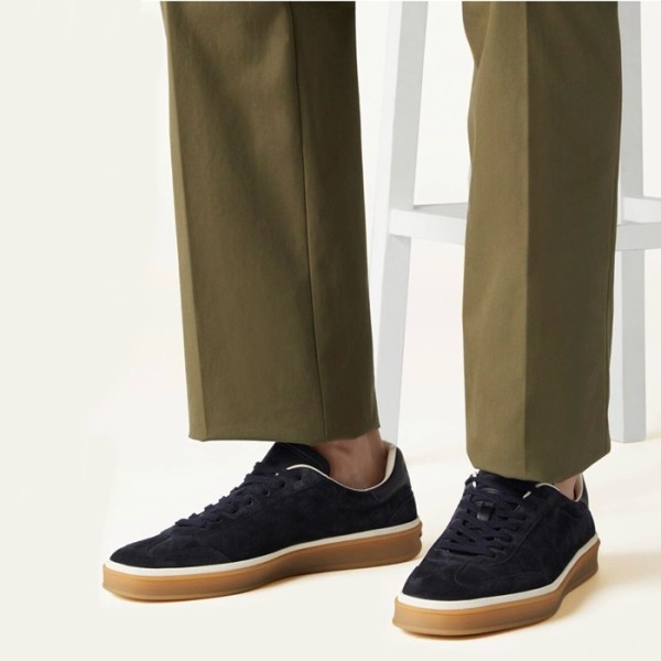 ❤로로피아나 남성 네이비 스니커즈 - Loro Piana Mens Navy Sneakers - lps671x