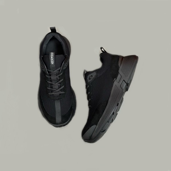 ❤에르메스 남성 엔볼 블랙 스니커즈 - Hermes Mens Black Sneakers - hes686x