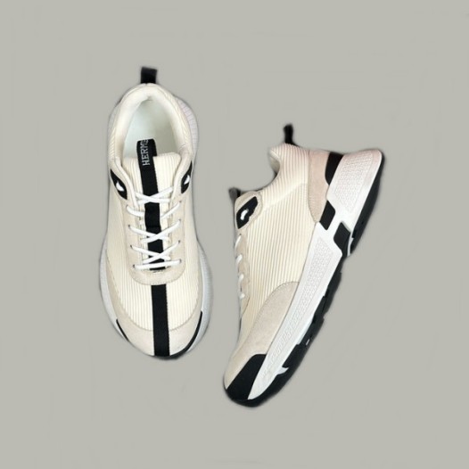 ❤에르메스 남성 엔볼 아이보리 스니커즈 - Hermes Mens Ivory Sneakers - hes687x