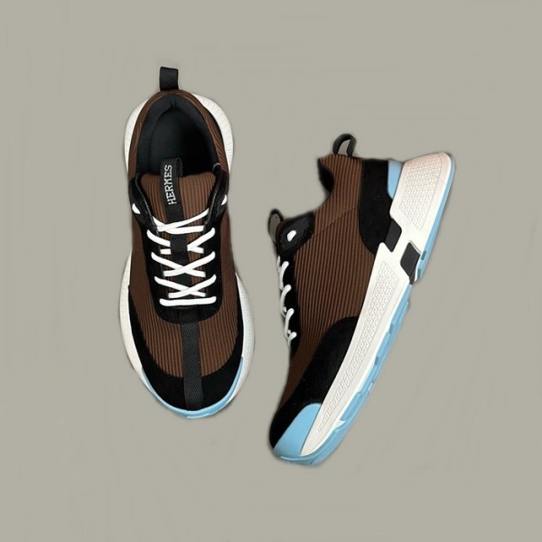 ❤에르메스 남성 엔볼 브라운 스니커즈 - Hermes Mens Brown Sneakers - hes689x