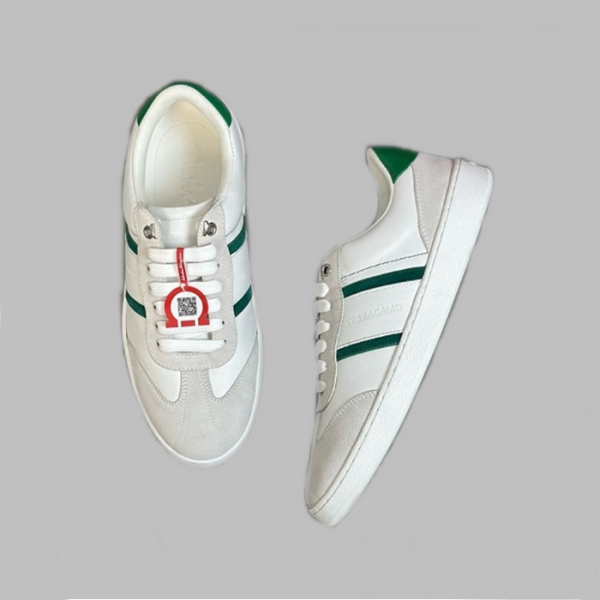 ❤페라가모 남성 그린 스니커즈 - Ferragamo Mens Green Sneakers - fes694x