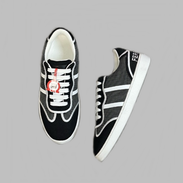 ❤페라가모 남성 블랙 스니커즈 - Ferragamo Mens Black Sneakers - fes697x