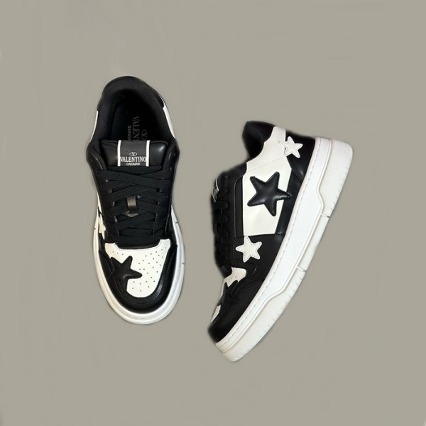 ❤발렌티노 남/녀 블랙 스니커즈 - Valentino Unisex Black Sneakers - vas704x