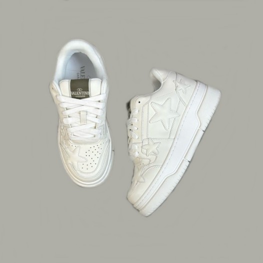 ❤발렌티노 남/녀 화이트 스니커즈 - Valentino Unisex White Sneakers - vas706x